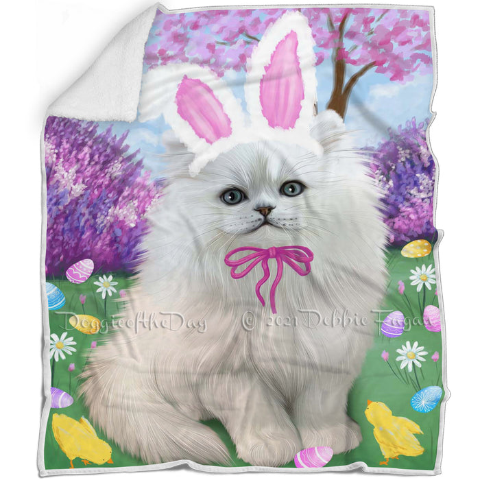 Persian Cat Easter Holiday Blanket BLNKT59592