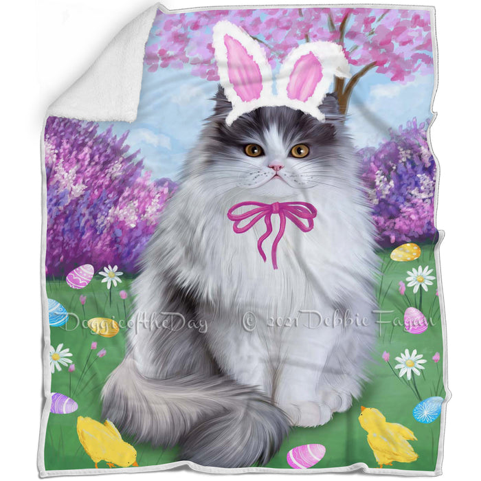 Persian Cat Easter Holiday Blanket BLNKT59610
