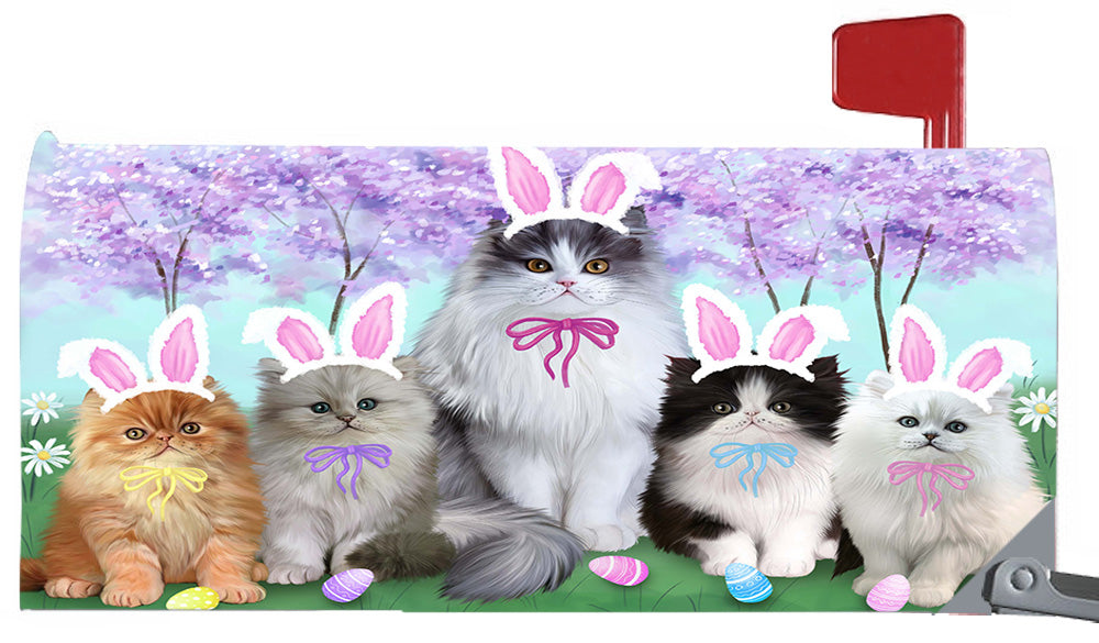 Easter Holidays Persian Cats Magnetic Mailbox Cover MBC48408
