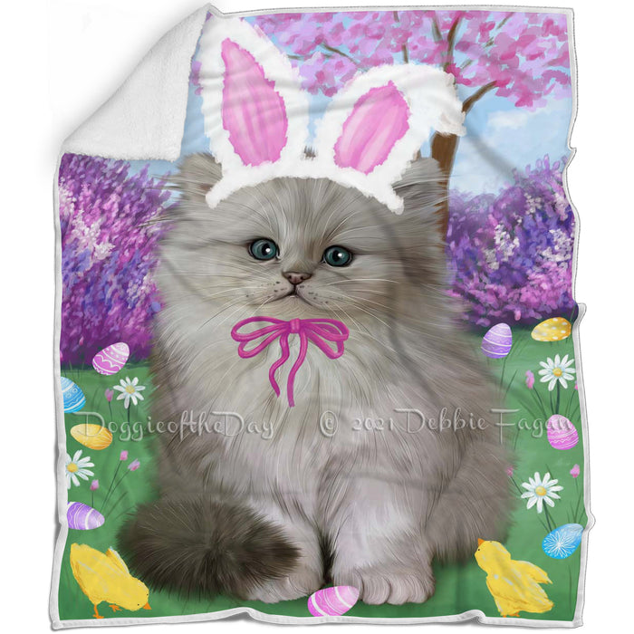 Persian Cat Easter Holiday Blanket BLNKT59619