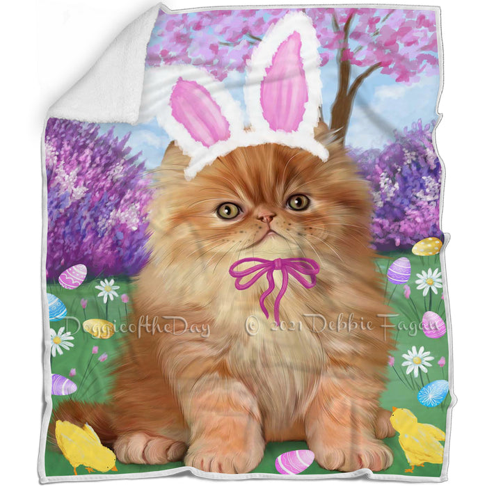 Persian Cat Easter Holiday Blanket BLNKT59637