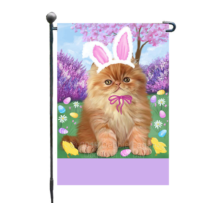 Personalized Easter Holiday Persian Dog Custom Garden Flags GFLG-DOTD-A58942