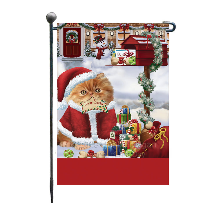 Personalized Happy Holidays Mailbox Persian Cat Christmas Custom Garden Flags GFLG-DOTD-A59956