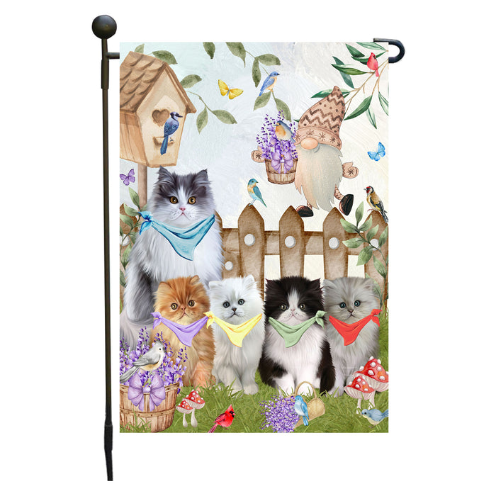 Persian Cats Garden Flag: Explore a Variety of Designs, Custom, Personalized, Weather Resistant, Double-Sided, Outdoor Garden Yard Decor for Cat and Pet Lovers