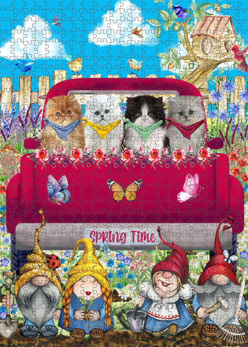 Persian Cats Jigsaw Puzzle for Adult, Interlocking Puzzles Games, Personalized, Explore a Variety of Designs, Custom, Cat Gift for Pet Lovers