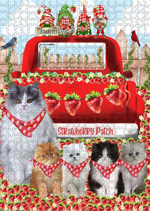 Persian Cats Jigsaw Puzzle: Explore a Variety of Designs, Interlocking Halloween Puzzles for Adult, Custom, Personalized, Pet Gift for Cat Lovers