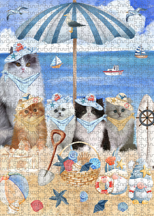 Persian Cats Jigsaw Puzzle: Explore a Variety of Designs, Interlocking Halloween Puzzles for Adult, Custom, Personalized, Pet Gift for Cat Lovers