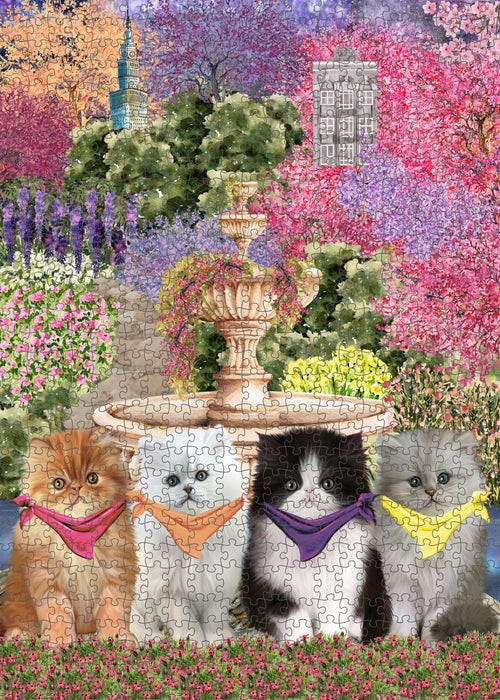 Persian Cats Jigsaw Puzzle, Interlocking Puzzles Games for Adult, Explore a Variety of Designs, Personalized, Custom, Gift for Pet and Cat Lovers