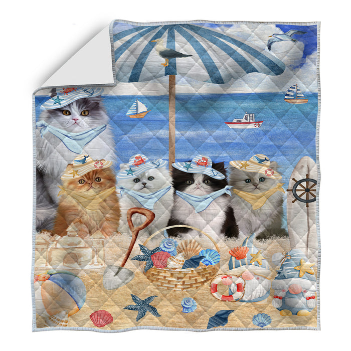 Persian Cats Quilt: Explore a Variety of Bedding Designs, Custom, Personalized, Bedspread Coverlet Quilted, Gift for Cat and Pet Lovers