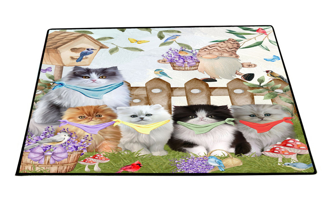 Persian Cats Floor Mat: Explore a Variety of Designs, Custom, Personalized, Anti-Slip Door Mats for Indoor and Outdoor, Gift for Cat and Pet Lovers