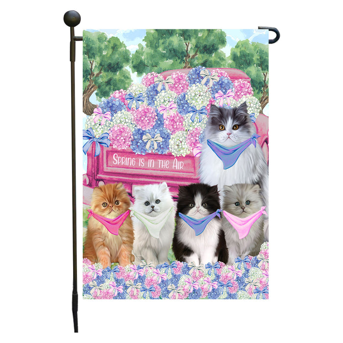 Persian Cats Garden Flag: Explore a Variety of Personalized Designs, Double-Sided, Weather Resistant, Custom, Outdoor Garden Yard Decor for Cat and Pet Lovers