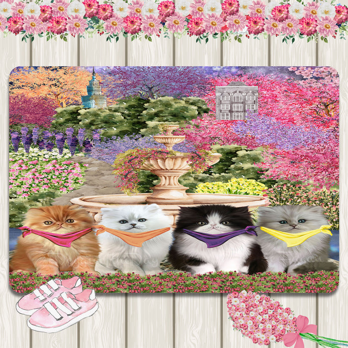 Persian Cats Area Rug and Runner, Explore a Variety of Designs, Custom, Floor Carpet Rugs for Home, Indoor and Living Room, Personalized, Gift for Cat and Pet Lovers