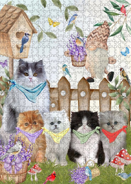Persian Cats Jigsaw Puzzle: Interlocking Puzzles Games for Adult, Explore a Variety of Custom Designs, Personalized, Pet and Cat Lovers Gift