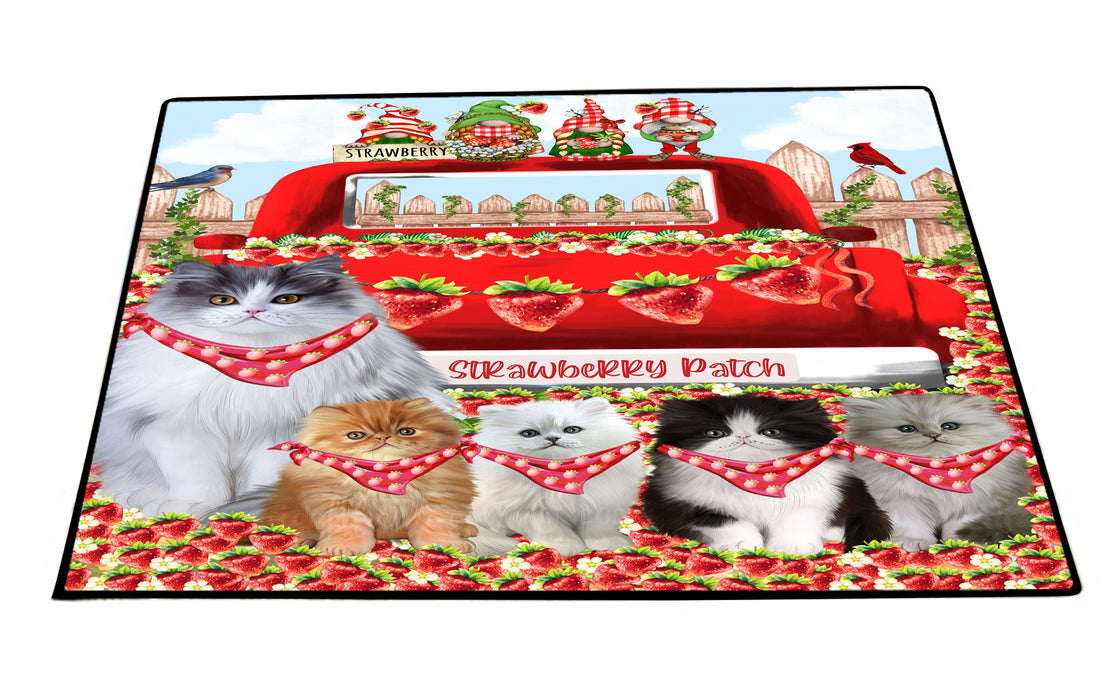 Persian Cats Floor Mat and Door Mats, Explore a Variety of Designs, Personalized, Anti-Slip Welcome Mat for Outdoor and Indoor, Custom Gift for Cat Lovers