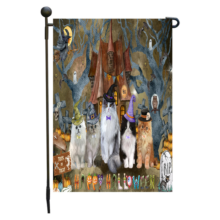 Persian Cats Garden Flag: Explore a Variety of Designs, Personalized, Custom, Weather Resistant, Double-Sided, Outdoor Garden Halloween Yard Decor for Cat and Pet Lovers