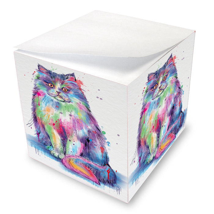 Watercolor Persian Cat Note Cube NOC-DOTD-A56923