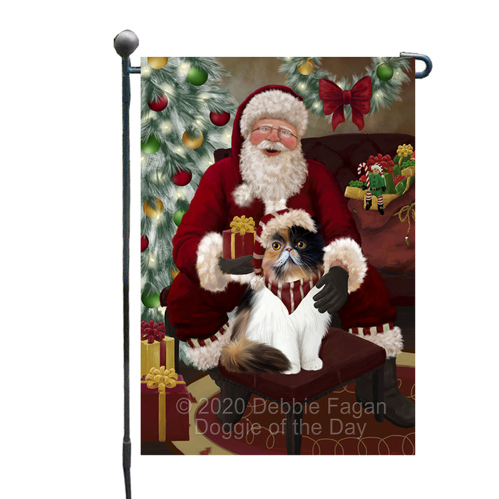 Santa's Christmas Surprise Persian Cat Garden Flag GFLG66761