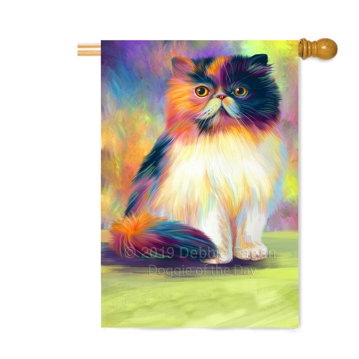 Personalized Paradise Wave Persian Cat Custom House Flag FLG-DOTD-A60117