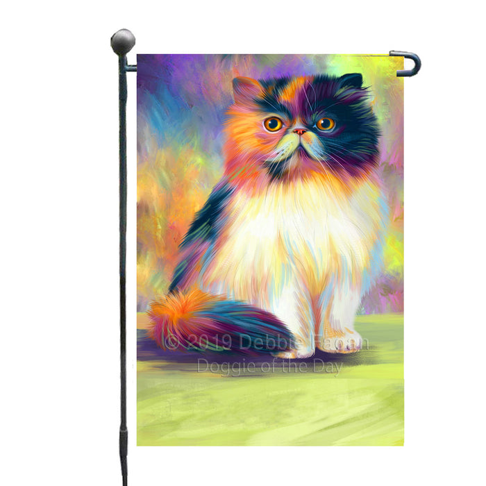 Personalized Paradise Wave Persian Cat Custom Garden Flags GFLG-DOTD-A60061