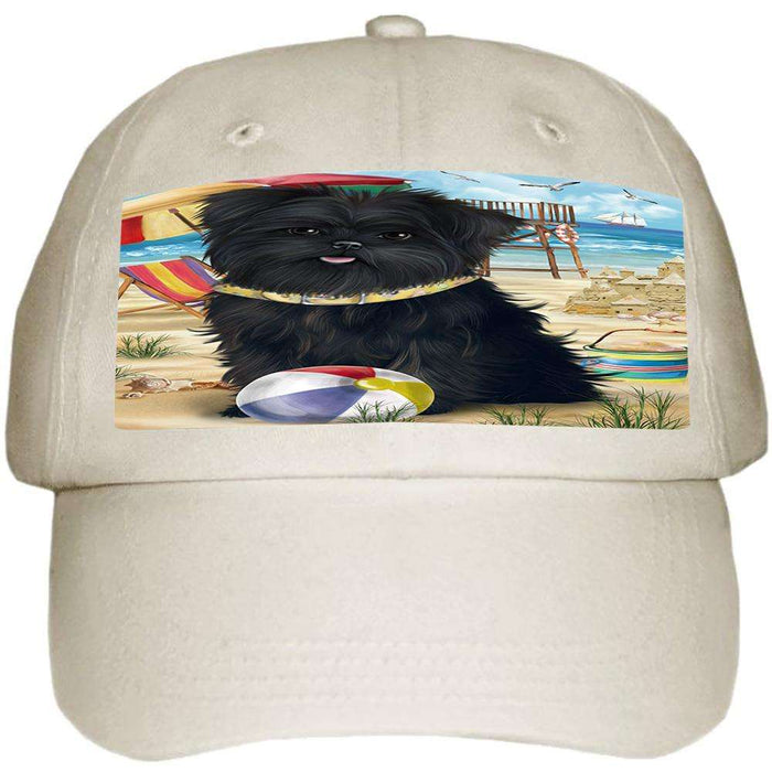 Pet Friendly Beach Affenpinscher Dog  Ball Hat Cap HAT53529