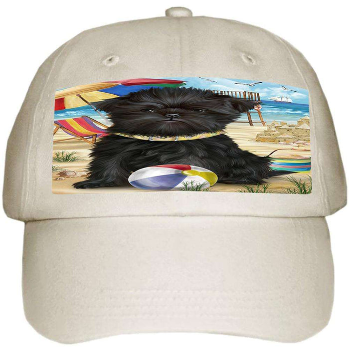 Pet Friendly Beach Affenpinscher Dog  Ball Hat Cap HAT53535