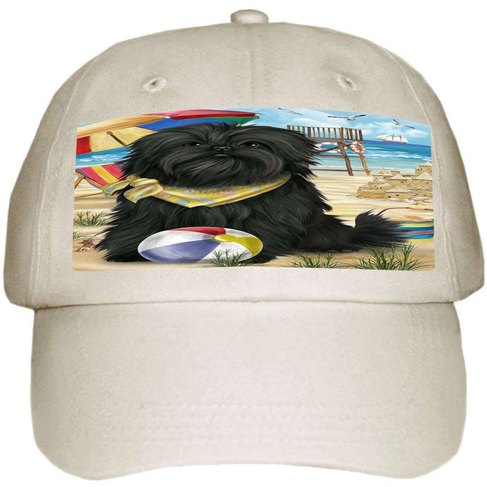 Pet Friendly Beach Affenpinscher Dog  Ball Hat Cap HAT53544