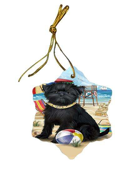 Pet Friendly Beach Affenpinscher Dog Star Porcelain Ornament SPOR49925