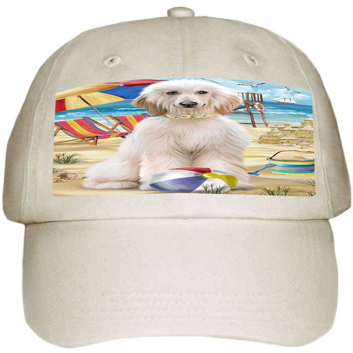 Pet Friendly Beach Afghan Hound Dog  Ball Hat Cap HAT53553