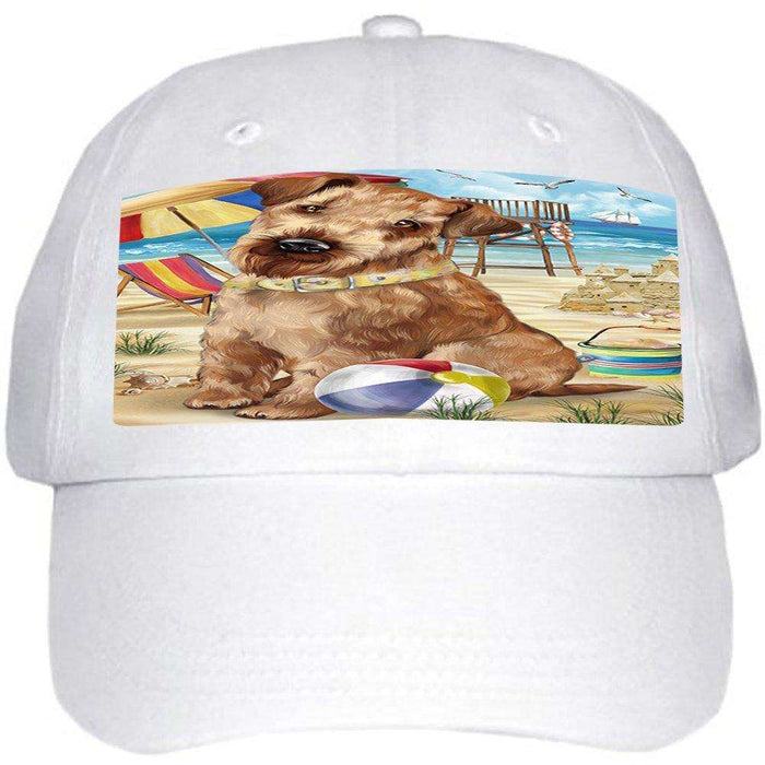 Pet Friendly Beach Airedale Terrier Dog Ball Hat Cap HAT49533