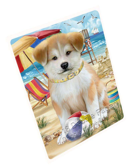 Pet Friendly Beach Akita Dog Cutting Board C53706