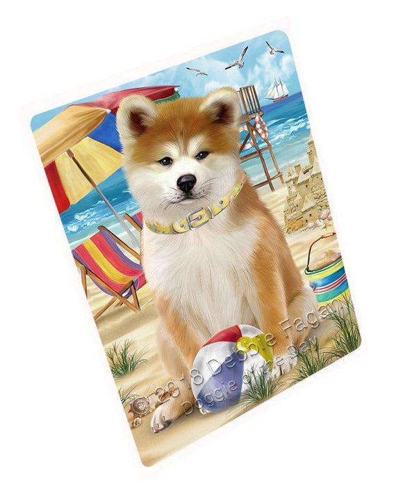 Pet Friendly Beach Akita Dog Cutting Board C53709