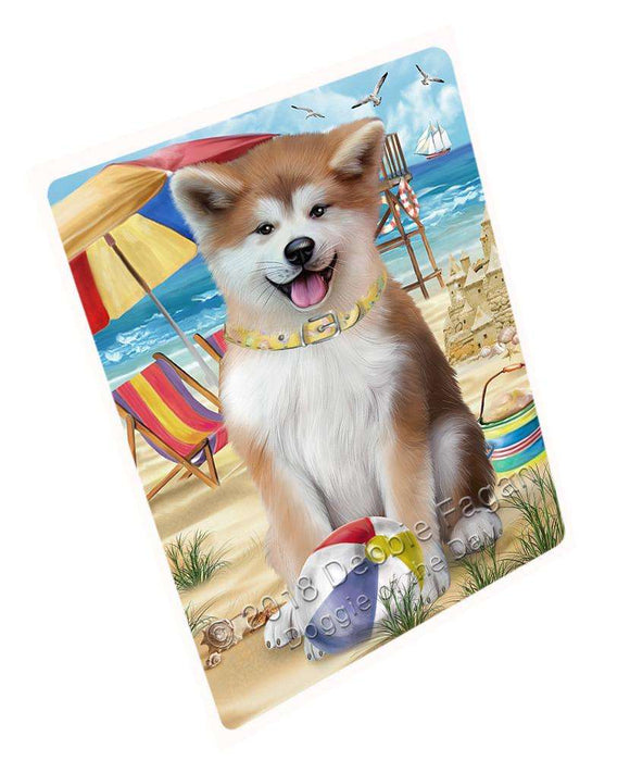 Pet Friendly Beach Akita Dog Cutting Board C53712