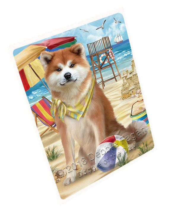 Pet Friendly Beach Akita Dog Cutting Board C53715