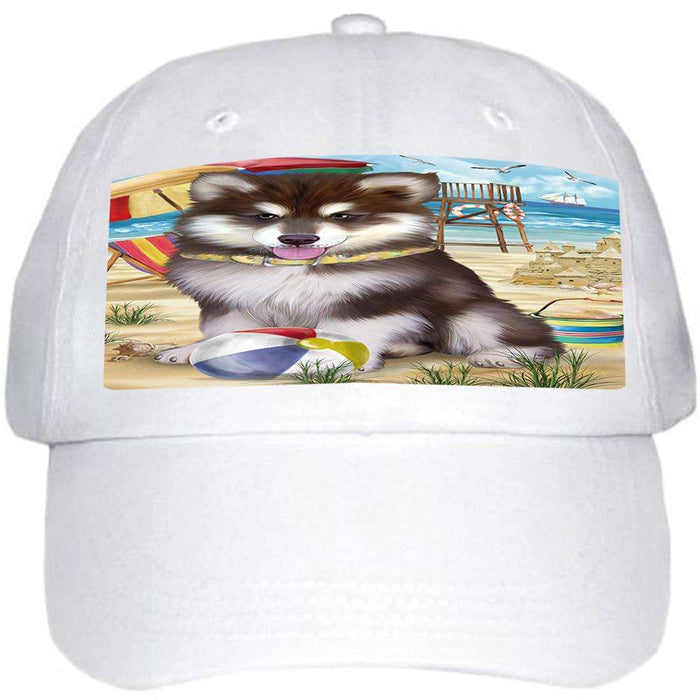 Pet Friendly Beach Alaskan Malamute Dog  Ball Hat Cap HAT53586