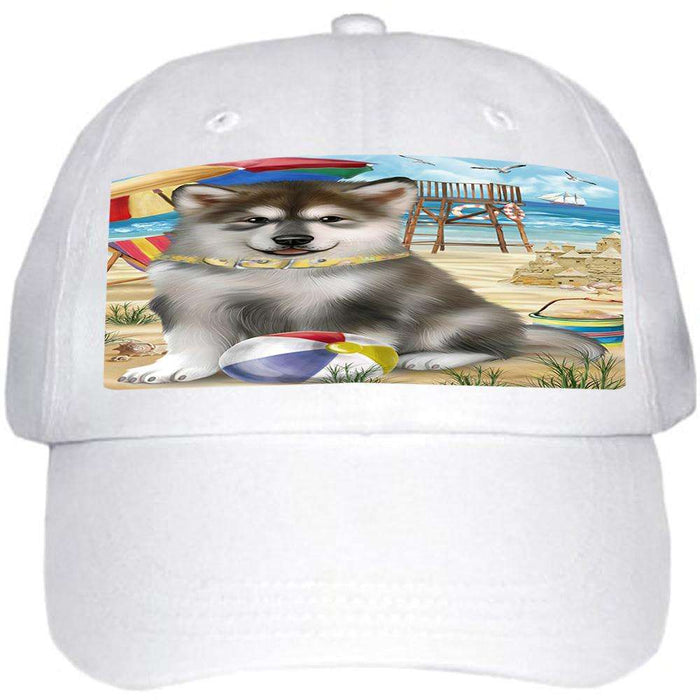 Pet Friendly Beach Alaskan Malamute Dog  Ball Hat Cap HAT53589