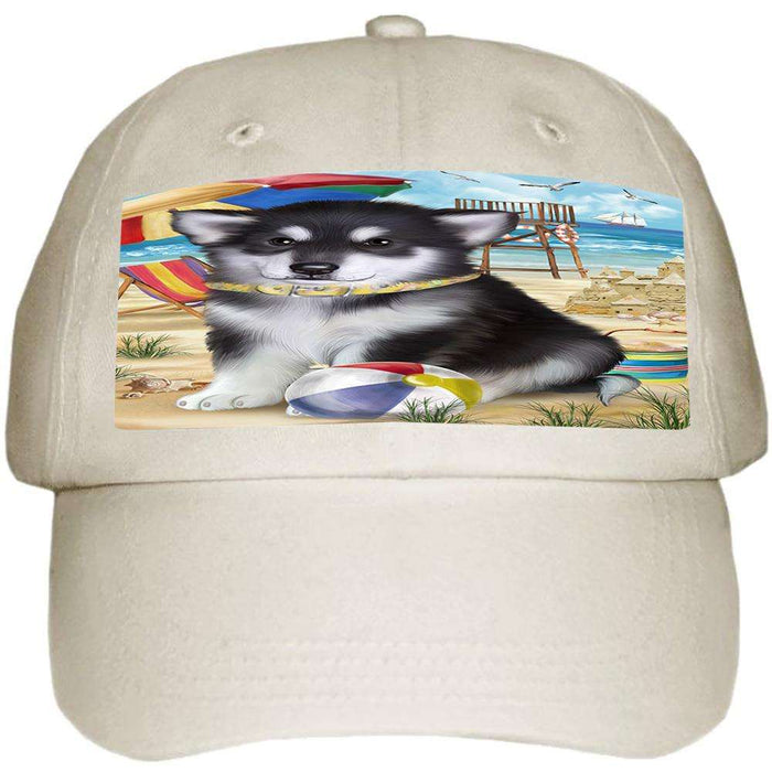 Pet Friendly Beach Alaskan Malamute Dog  Ball Hat Cap HAT53592