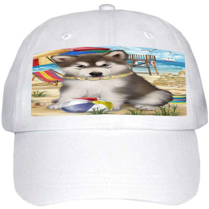 Pet Friendly Beach Alaskan Malamute Dog  Ball Hat Cap HAT53595