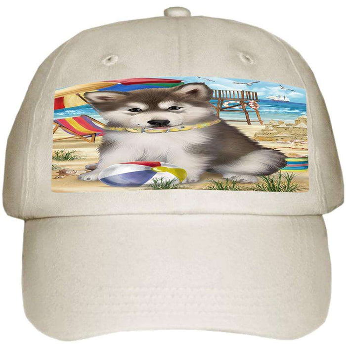 Pet Friendly Beach Alaskan Malamute Dog  Ball Hat Cap HAT53595