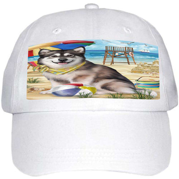 Pet Friendly Beach Alaskan Malamute Dog  Ball Hat Cap HAT53598