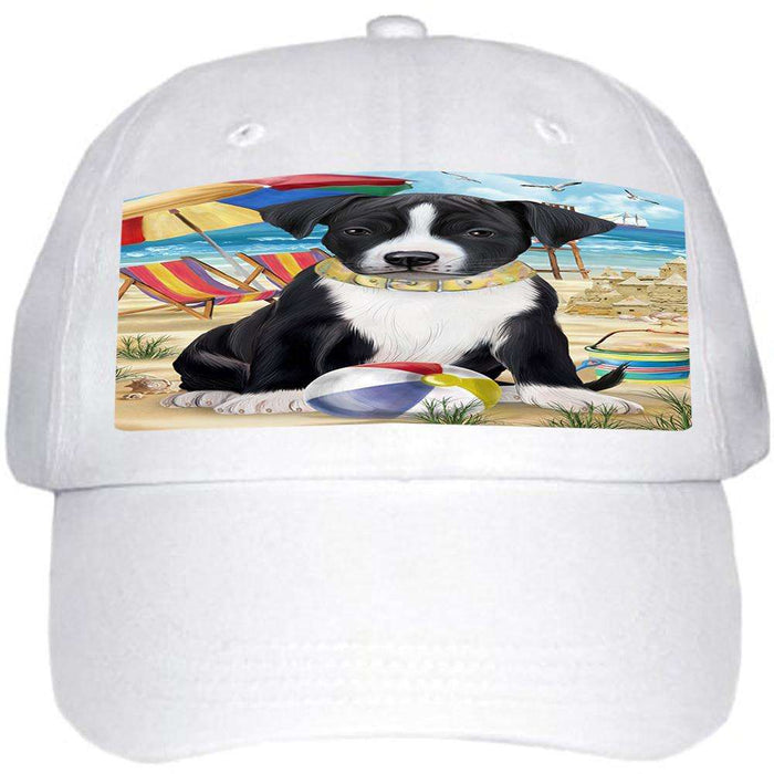 Pet Friendly Beach American Staffordshire Terrier Dog  Ball Hat Cap HAT53628