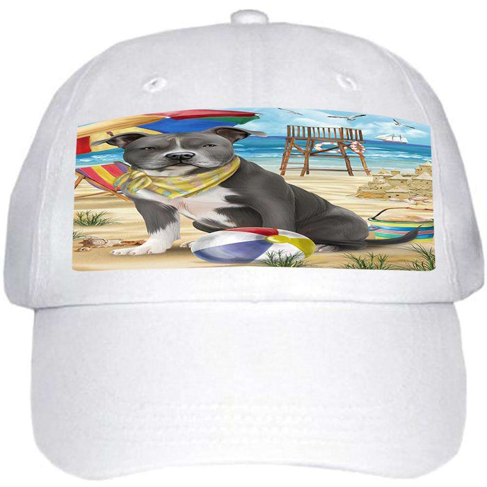 Pet Friendly Beach American Staffordshire Terrier Dog  Ball Hat Cap HAT53634