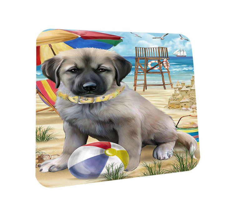 Pet Friendly Beach Anatolian Shepherd Dog Coasters Set of 4 CST49928