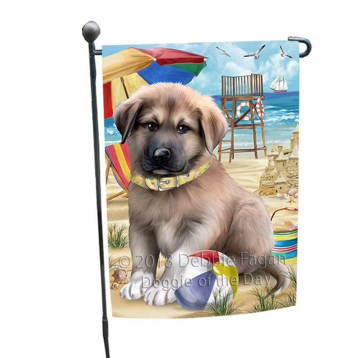 Pet Friendly Beach Anatolian Shepherd Dog Garden Flag GFLG49797