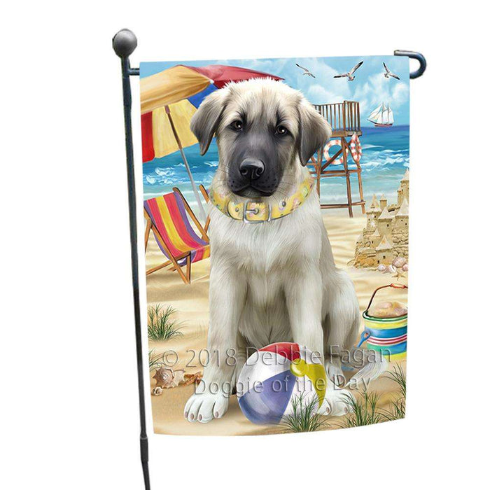 Pet Friendly Beach Anatolian Shepherd Dog Garden Flag GFLG49799