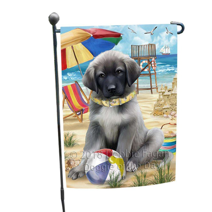 Pet Friendly Beach Anatolian Shepherd Dog Garden Flag GFLG49800