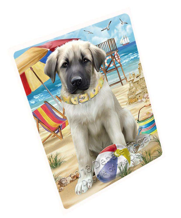 Pet Friendly Beach Anatolian Shepherd Dog Magnet Mini (3.5" x 2") MAG53778