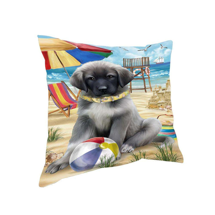 Pet Friendly Beach Anatolian Shepherd Dog Pillow PIL55740