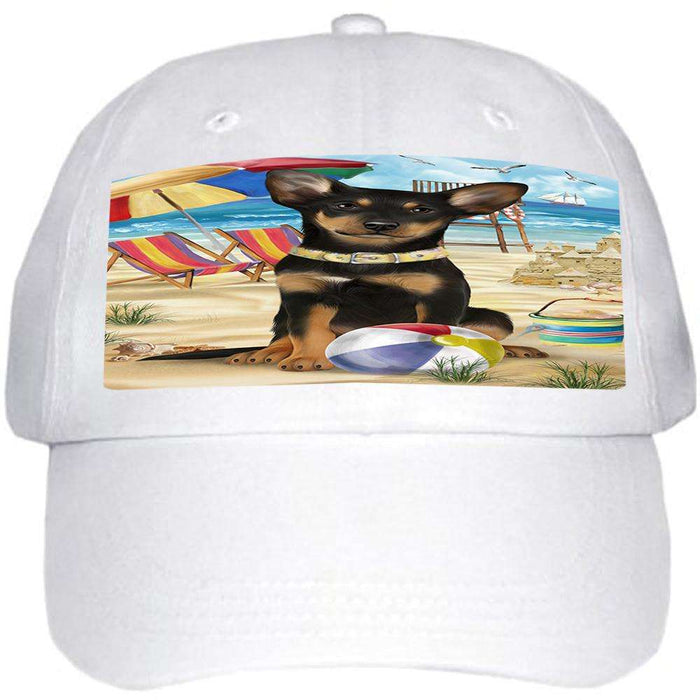 Pet Friendly Beach Australian Kelpie Dog  Ball Hat Cap HAT53658
