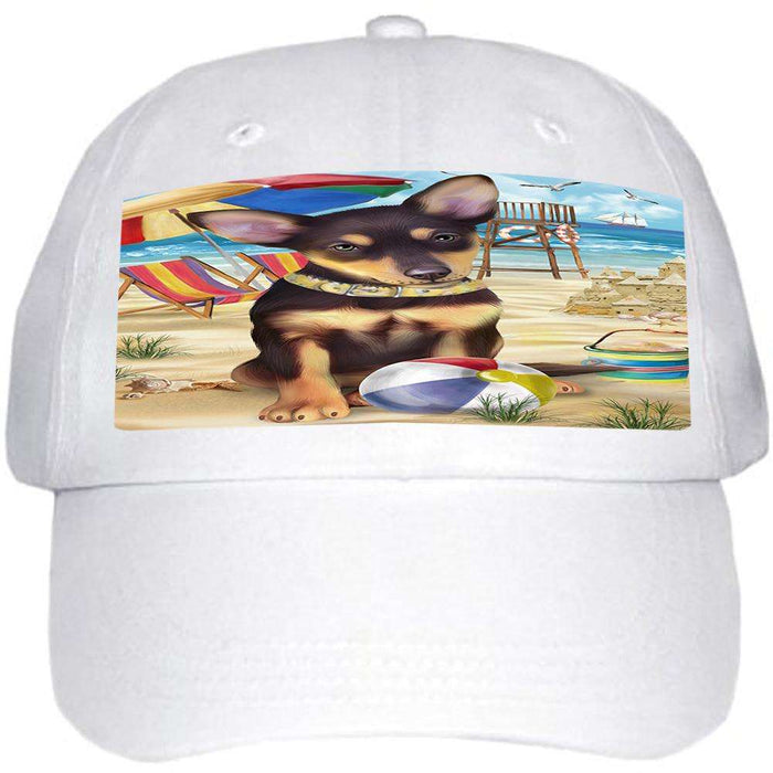 Pet Friendly Beach Australian Kelpie Dog  Ball Hat Cap HAT53661