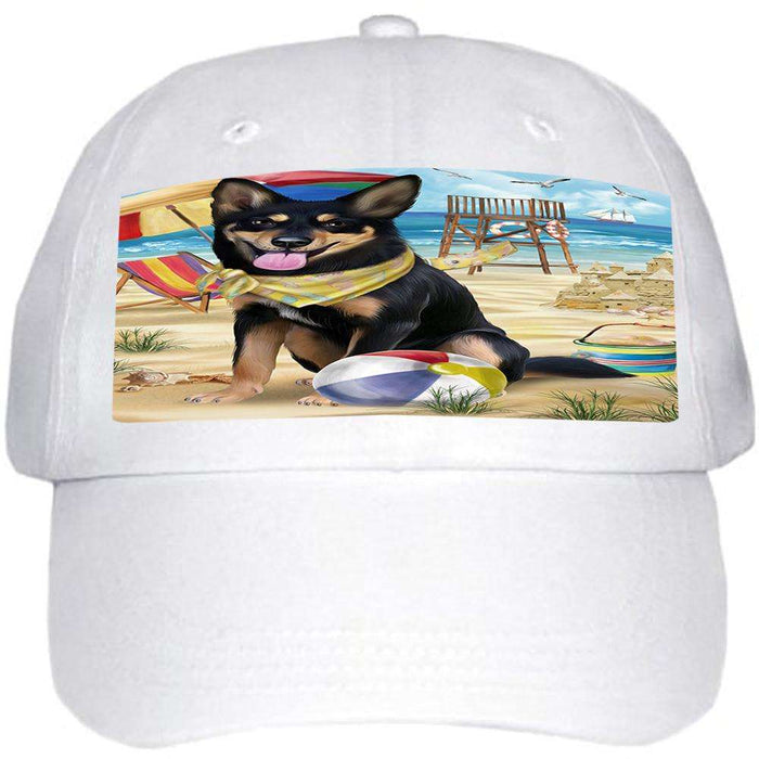 Pet Friendly Beach Australian Kelpie Dog  Ball Hat Cap HAT53670